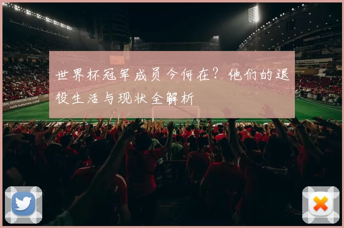 世界杯冠军成员今何在?他们的退役生活与现状全解析
