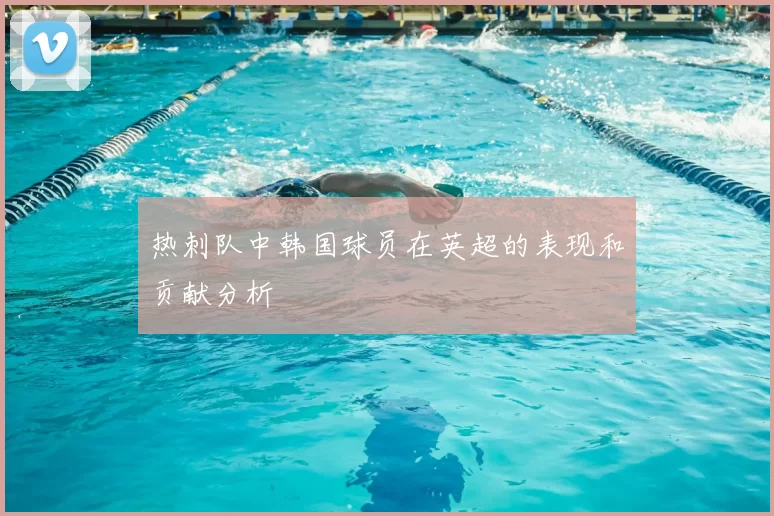 热刺队中韩国球员在英超的表现和贡献分析